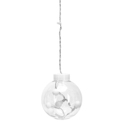 Aigostar - Guirlanda LED de Natal para exterior 120xLED/8 funções 3x0,6m IP44 branco quente + controlo remoto