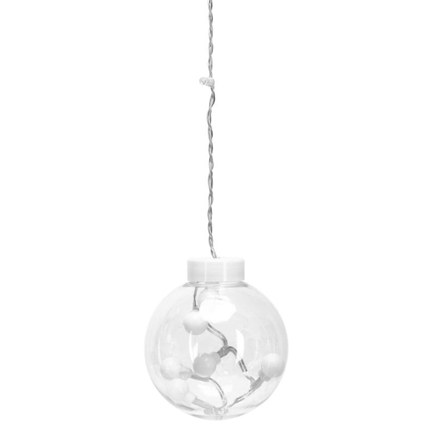 Aigostar - Guirlanda LED de Natal para exterior 120xLED/8 funções 3x0,6m IP44 branco quente + controlo remoto