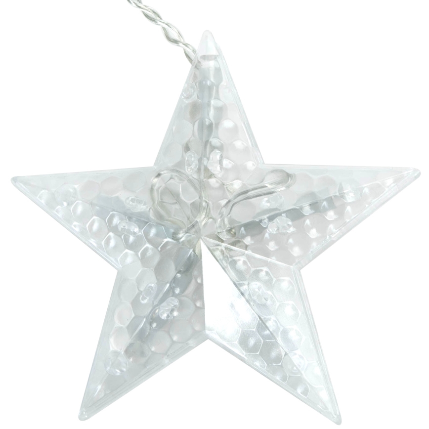 Aigostar - Guirlanda LED para exterior 120xLED/6W/230V/8 funções 3x0,6m IP44 branco frio + controlo remoto