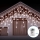 Aigostar - Cordão de luzes LED para exterior 200 LEDs / 8 modos, 3x pilhas AA, 13 x 0,6 m, IP44, branco frio