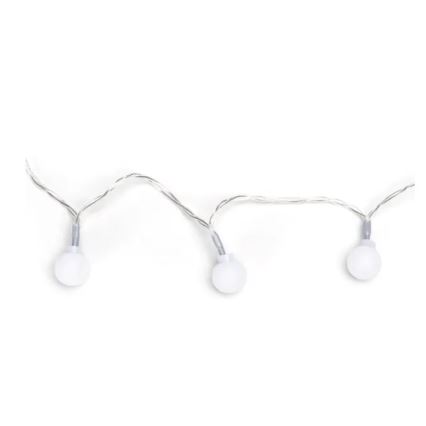Aigostar - Cordão de luzes LED para exterior 25 LEDs/3xAA/8 funções 2,8 m IP44 multicolorido