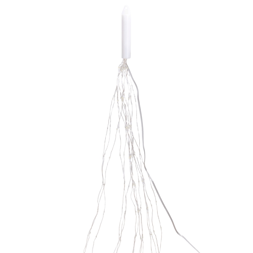 Aigostar - Cordão de luzes LED para exterior 900 LEDs / 8 funções 6 m IP44 branco quente