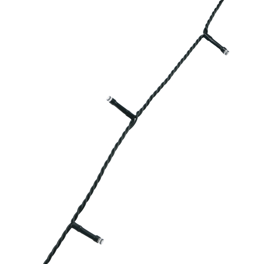 Aigostar - Corrente de Natal LED para exterior 200xLED/8 funções 20m IP44 branco frio