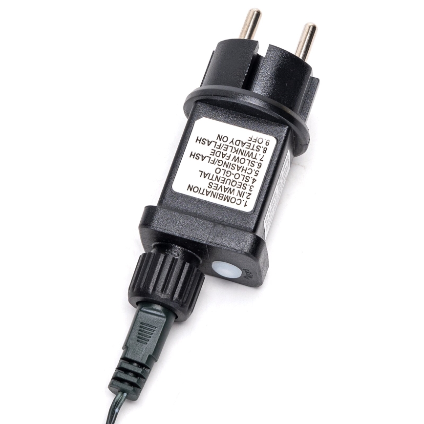 Aigostar - Cordão decorativo LED para exterior 10xLED/8m IP44 branco frio