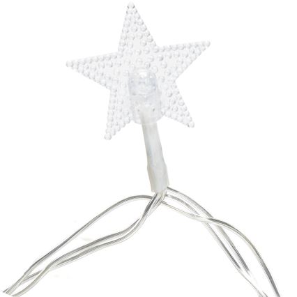 Aigostar - Cordão LED para exterior, 50 LEDs, 8 modos, 8 m, IP44, branco quente