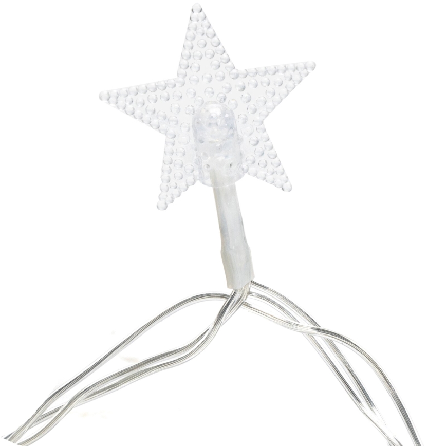 Aigostar - Cordão LED para exterior, 50 LEDs, 8 modos, 8 m, IP44, branco quente