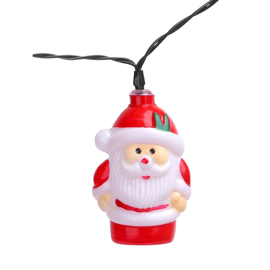 Aigostar - Guirlanda LED solar de Natal 10xLED/3,8 m IP44 branco frio 400 mAh