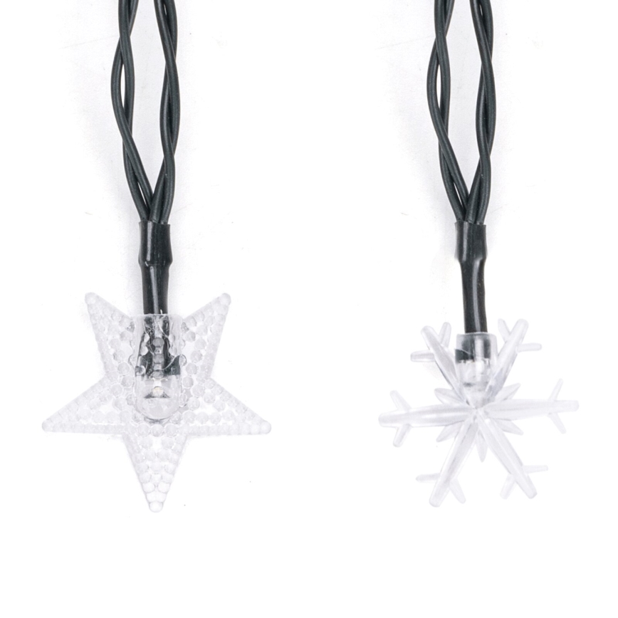 Aigostar - Guirlanda solar LED 50 LEDs/8 modos 800 mAh 12m IP65 multicolorido