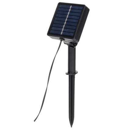 Aigostar - Fio de luz solar LED 60xLED/4m IP65 300 mAh branco quente olive