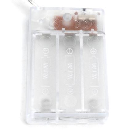 Aigostar - Corrente de Natal LED 100xLED/3xAA 10,3m branco frio