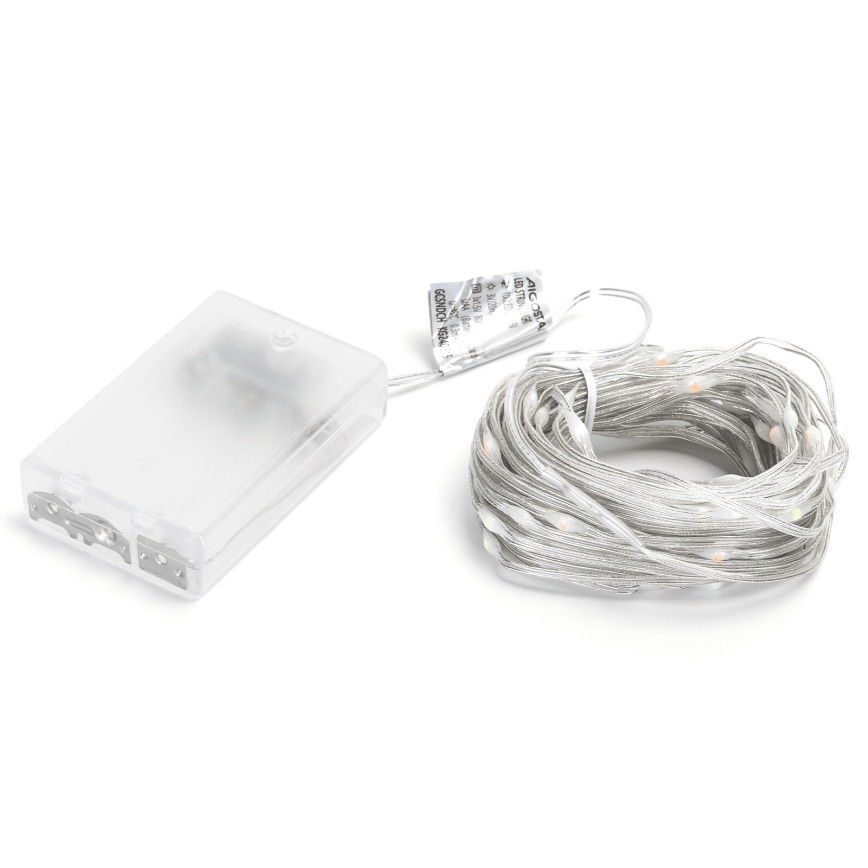 Aigostar - Corrente de Natal LED 100xLED/3xAA 10,3m multicolorida