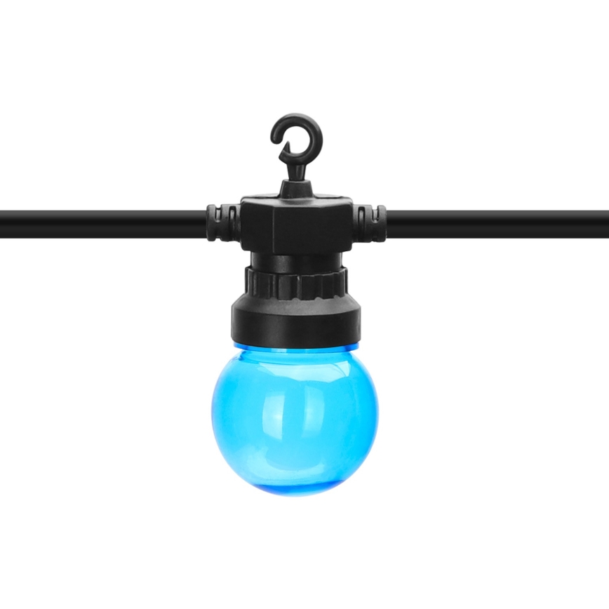 Aigostar - Corrente decorativa exterior LED 10xLED/8m IP44 branco quente