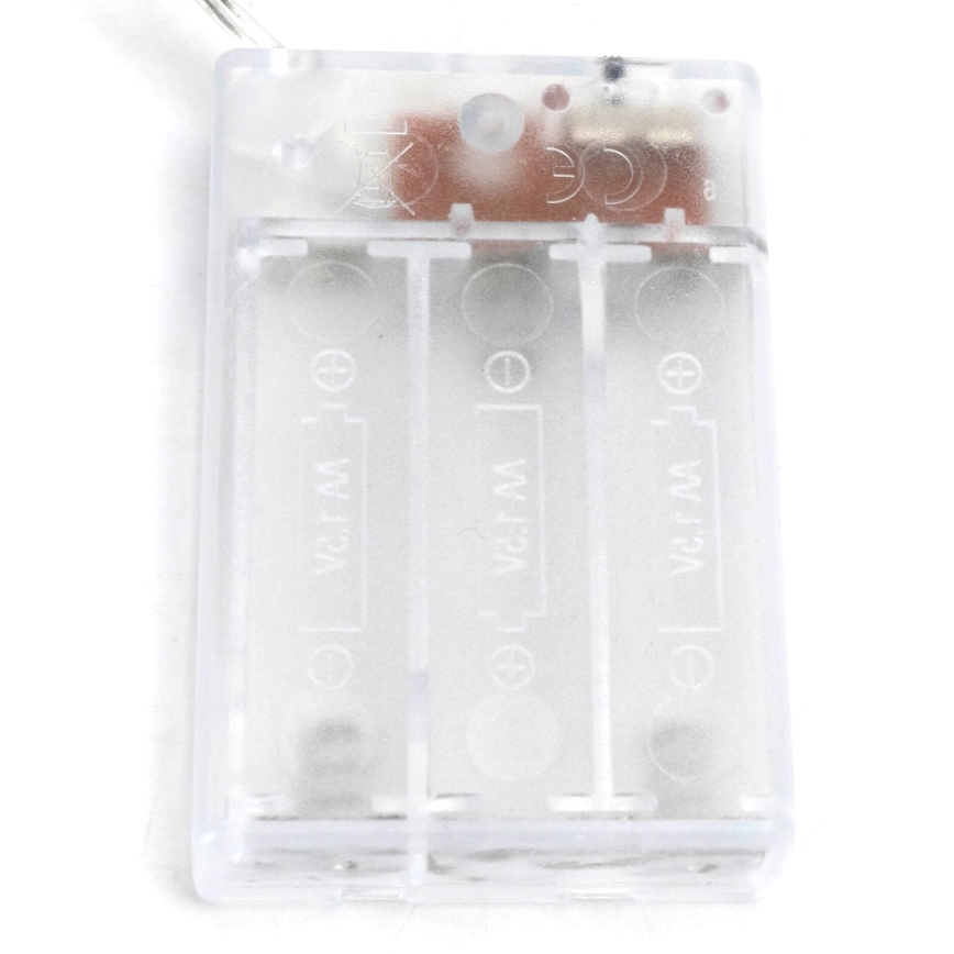 Aigostar - Corrente decorativa LED com cavilhas 20xLED/3xAA 3,3m branco quente