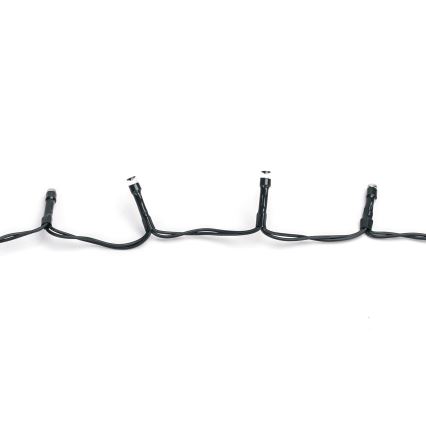 Aigostar -Corrente exterior de Natal LED 300xLED/8 funções 3xAA 15,3m IP44 multicolorida