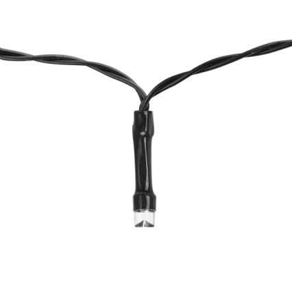 Aigostar - Corrente solar LED 100xLED/12m 300 mAh IP65 branco quente