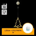 Aigostar - Decoração de Natal LED LED/3xAAA árvore 20cm