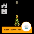 Aigostar - Decoração de Natal LED LED/3xAAA árvore 45cm