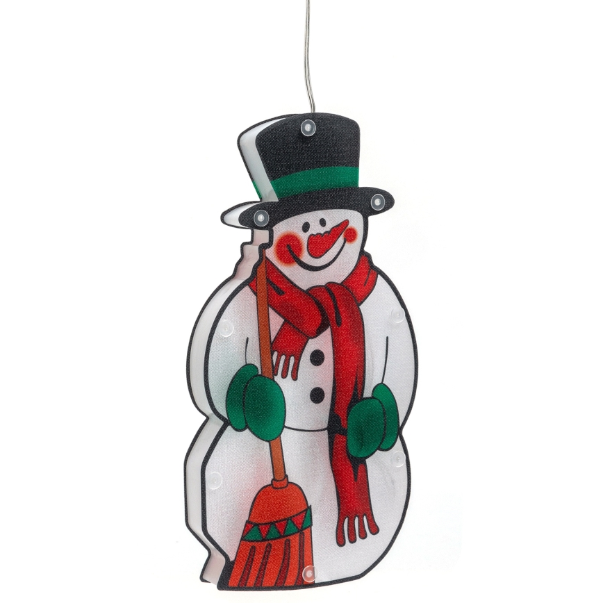 Aigostar - Decoração de Natal LED LED/3xAAA boneco de neve 25cm