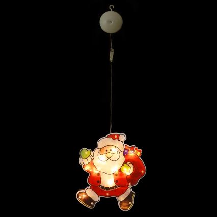 Aigostar - Decoração de Natal LED LED/3xAAA Santa 20cm