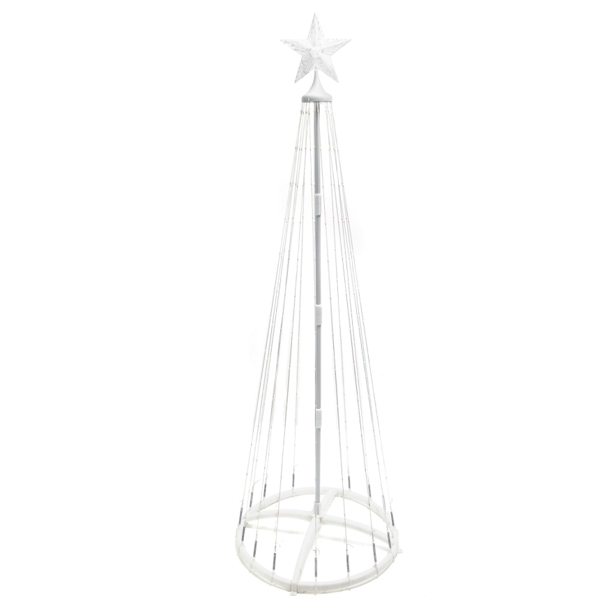 Aigostar - Decoração de Natal LED para exterior, 120 cm, 3,6 W, 230 V, IP44, branco frio