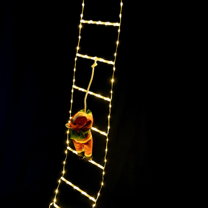 Aigostar - Decoração de Natal LED para exterior, 304 LEDs/8 funções, 3 m, IP44, branco quente