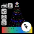 Aigostar - Decoração de Natal LED para exterior 350 LEDs 3,5m IP44 multicolorido