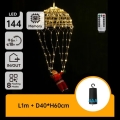 Aigostar - Decoração de Natal LED para exterior LED/3xAA IP44 Pai Natal