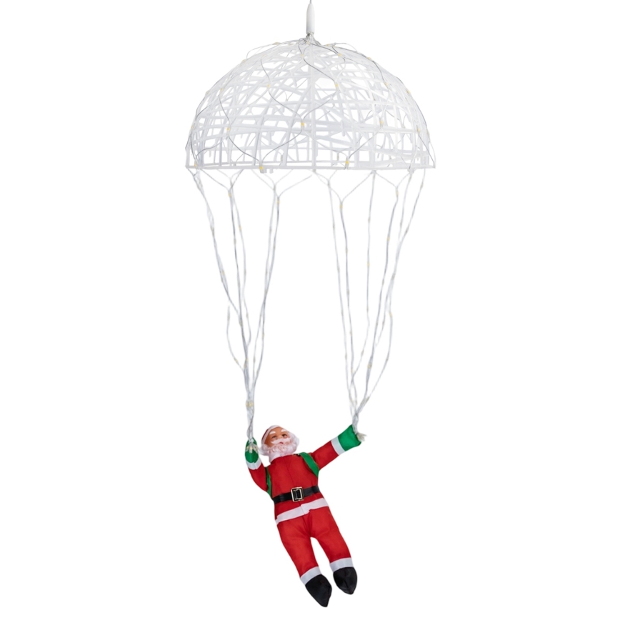 Aigostar - Decoração de Natal LED para exterior LED/3xAA IP44 Pai Natal