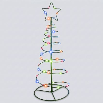 Aigostar - LED decoração solar de Natal LED/0,59W/3,7V 100 cm IP65 130 mAh multicolorido