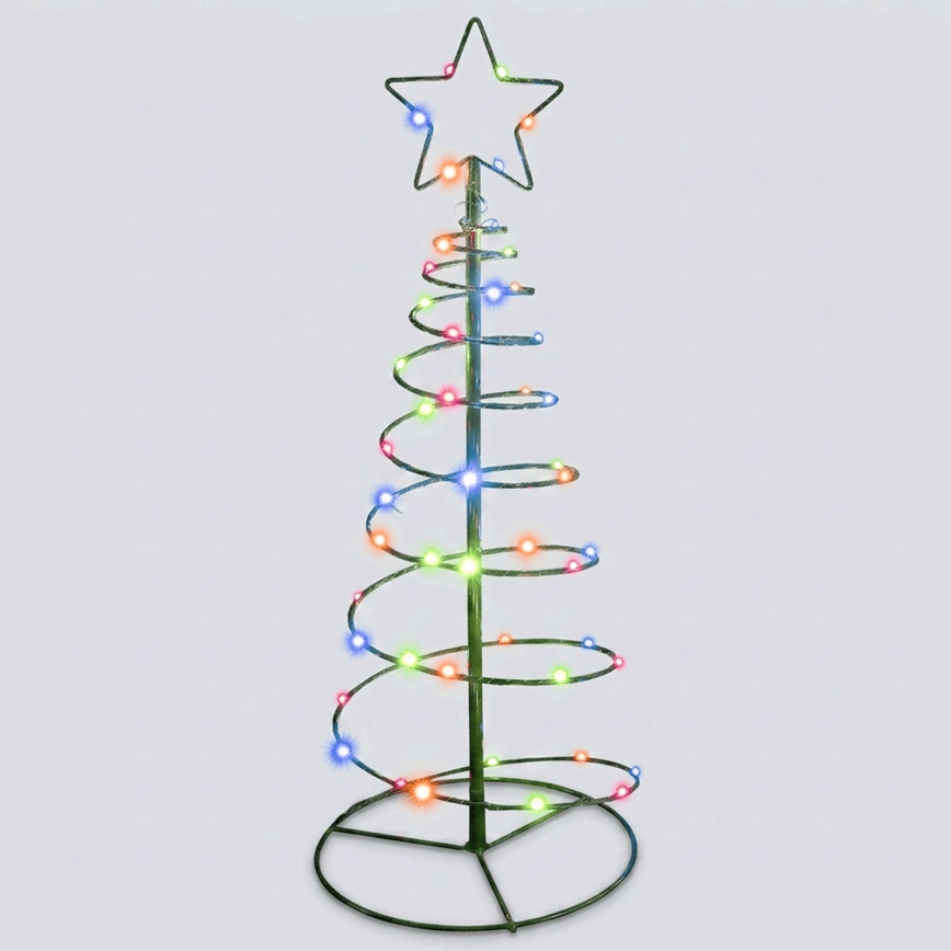 Aigostar - LED decoração solar de Natal LED/0,59W/3,7V 100 cm IP65 130 mAh multicolorido