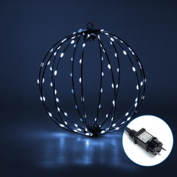 Aigostar - Decoração exterior de Natal LED 3,6W/230V esfera 30cm IP44 branco frio