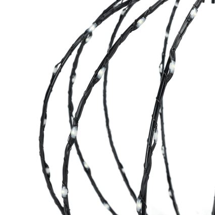 Aigostar - Decoração exterior de Natal LED 3,6W/230V esfera 30cm IP44 branco frio