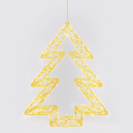 Aigostar - Decoração de Natal LED para exterior 540xLED/6W/230V IP44, branco quente, árvore de 45 cm