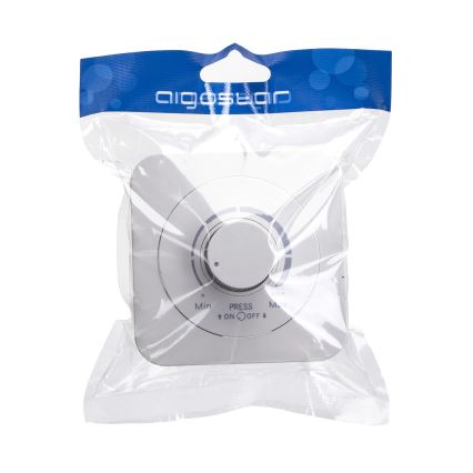 Aigostar - Dimmer com moldura 250V/10A branco