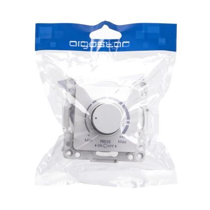 Aigostar - Dimmer sem moldura 250V/10A branco