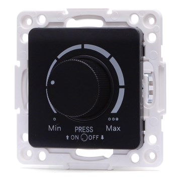Aigostar - Dimmer sem moldura 250V/10A preto
