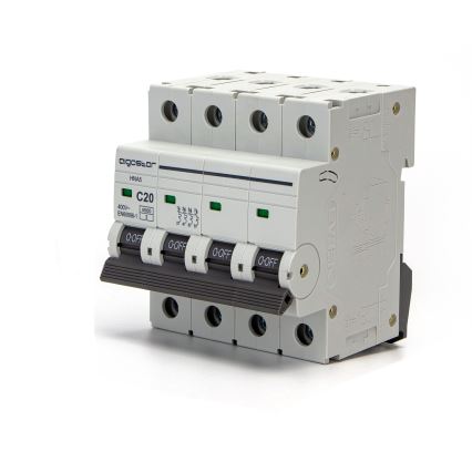 Aigostar - Disjuntor tetrapolar 4P-20A-C 400V