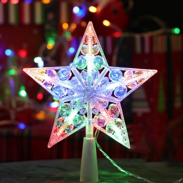 Aigostar - Estrela decorativa de Natal LED RGBY 10xLED/3xAA