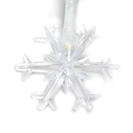 Aigostar - Fio de Luz LED de Natal 20xLED/3xAA 3,3m flocos de neve