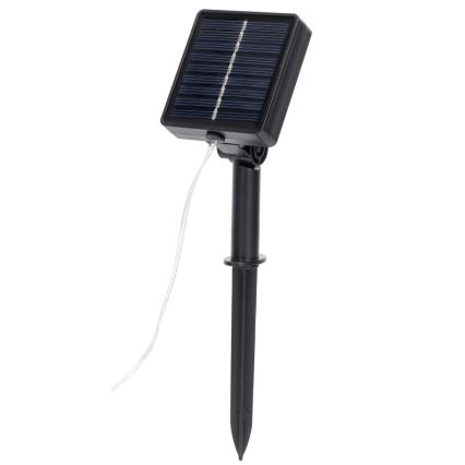 Aigostar - Fio de Luz Solar LED 70xLED/4x1m IP65 300 mAh branco quente olive