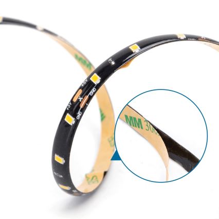 Aigostar - Fita LED 2m LED/4,9W/5V 2700K IP65 preta