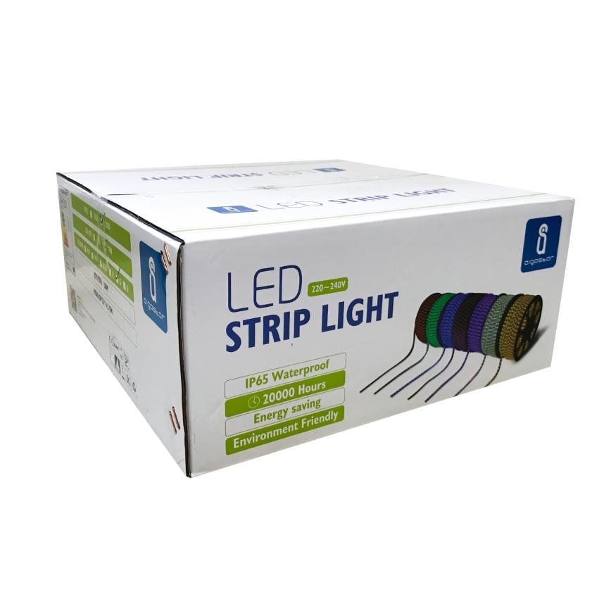 Aigostar - Fita LED para exterior 50m LED/350W/230V verde IP65