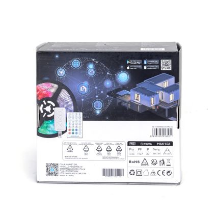 Aigostar - Fita LED RGBW Regulável LED/18W/12V 2x5 m Wi-Fi