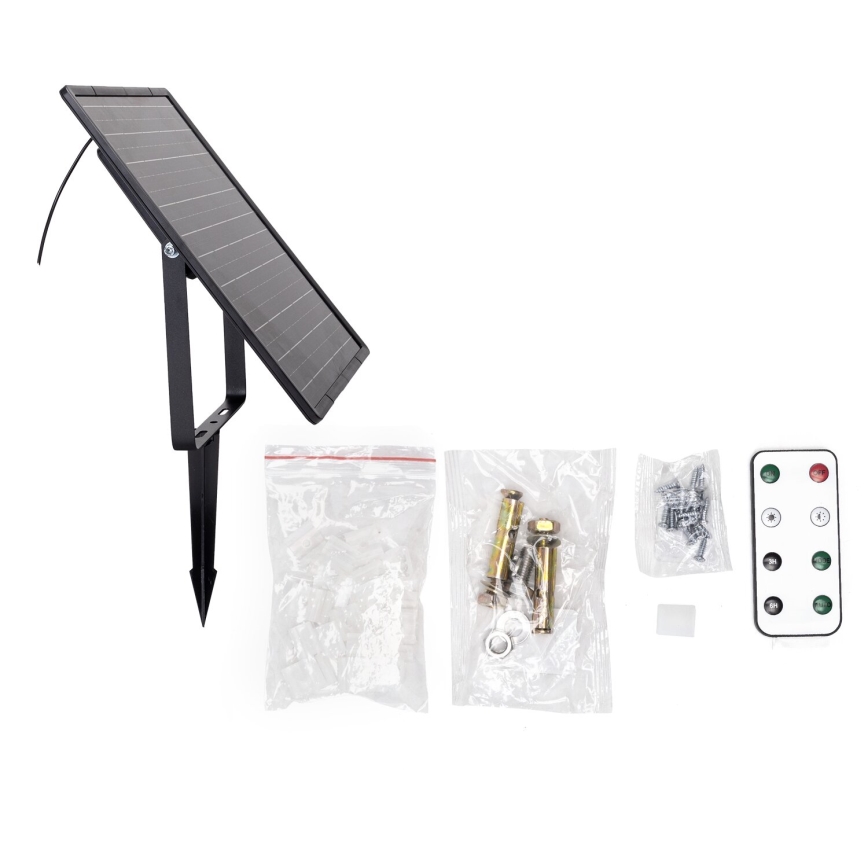 Aigostar - Fita LED solar dimerizável LED/20W/3,2V 20 m 6500K IP65 + controlo remoto