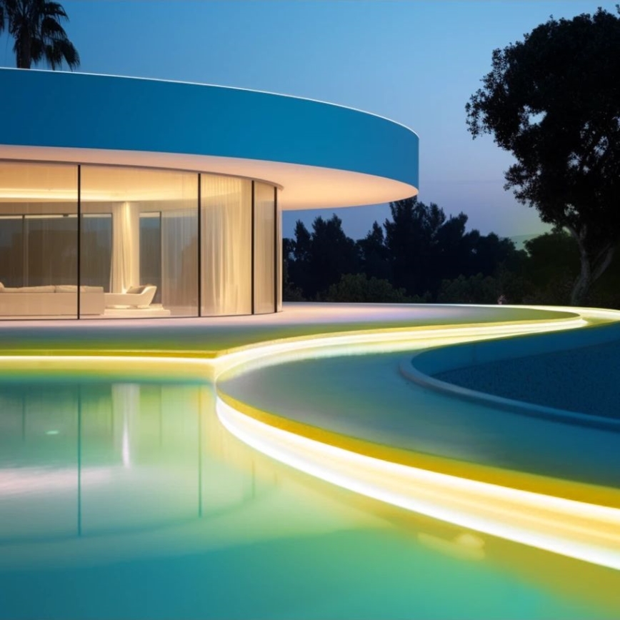 Aigostar - Fita LED solar regulável LED/5W/3,2V 5 m 2700K IP65 4000 mAh + comando à distância