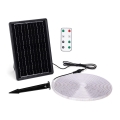 Aigostar - Fita solar LED regulável LED/10W/3,2V 10 m 6500K IP65 8000 mAh + comando