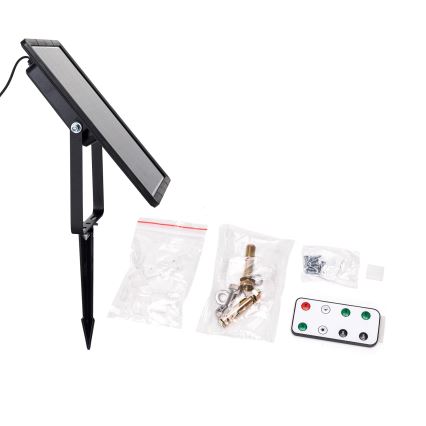 Aigostar - Fita solar LED regulável LED/10W/3,2V 10 m 6500K IP65 8000 mAh + comando