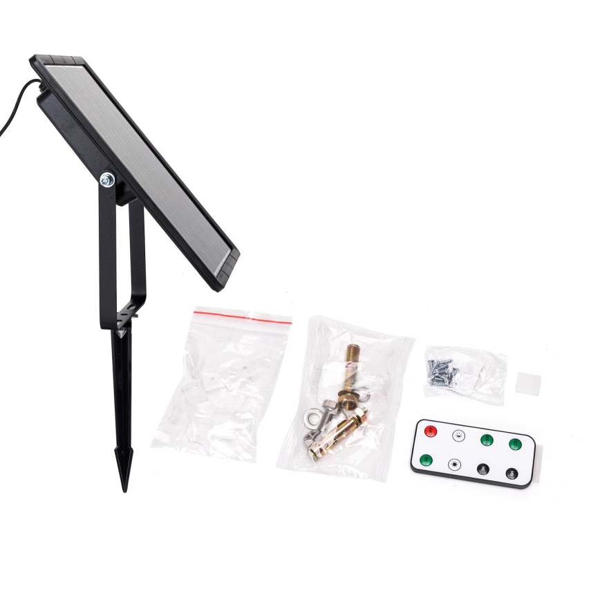 Aigostar - Fita solar LED RGB regulável LED/10W/3,2V 10 m IP65 8000 mAh + controlo remoto