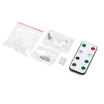 Aigostar -  Fita solar LED RGB regulável LED/5W/3,2V 5+2m IP65 4000 mAh + comando