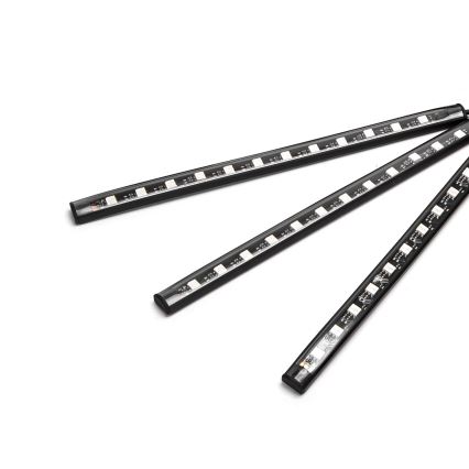 Aigostar - Fitas LED RGB reguláveis para automóvel LED/4,5W/5V + comando remoto